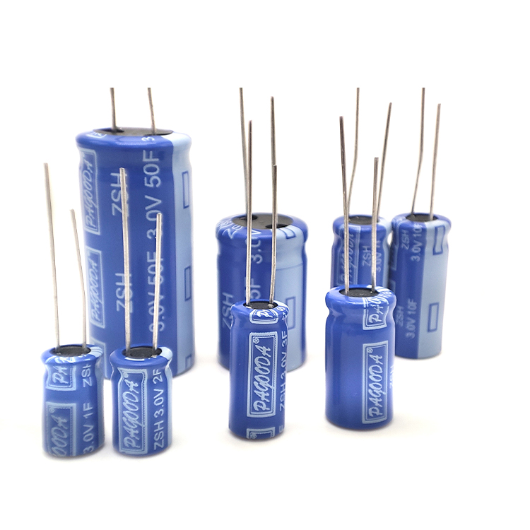 超級(jí)電容器2.7V/ 5F 10MM*20MM